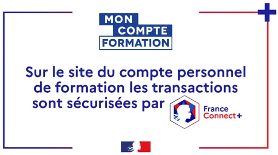 les transactions du CPF sont sécurisées grâce à France Connect Plus